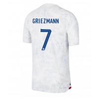 Camiseta Francia Antoine Griezmann #7 Segunda Equipación Replica Mundial 2022 mangas cortas